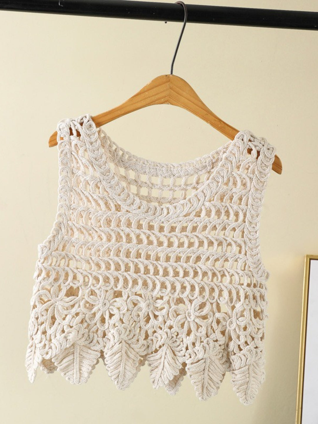 The Asymmetric Crochet Vest