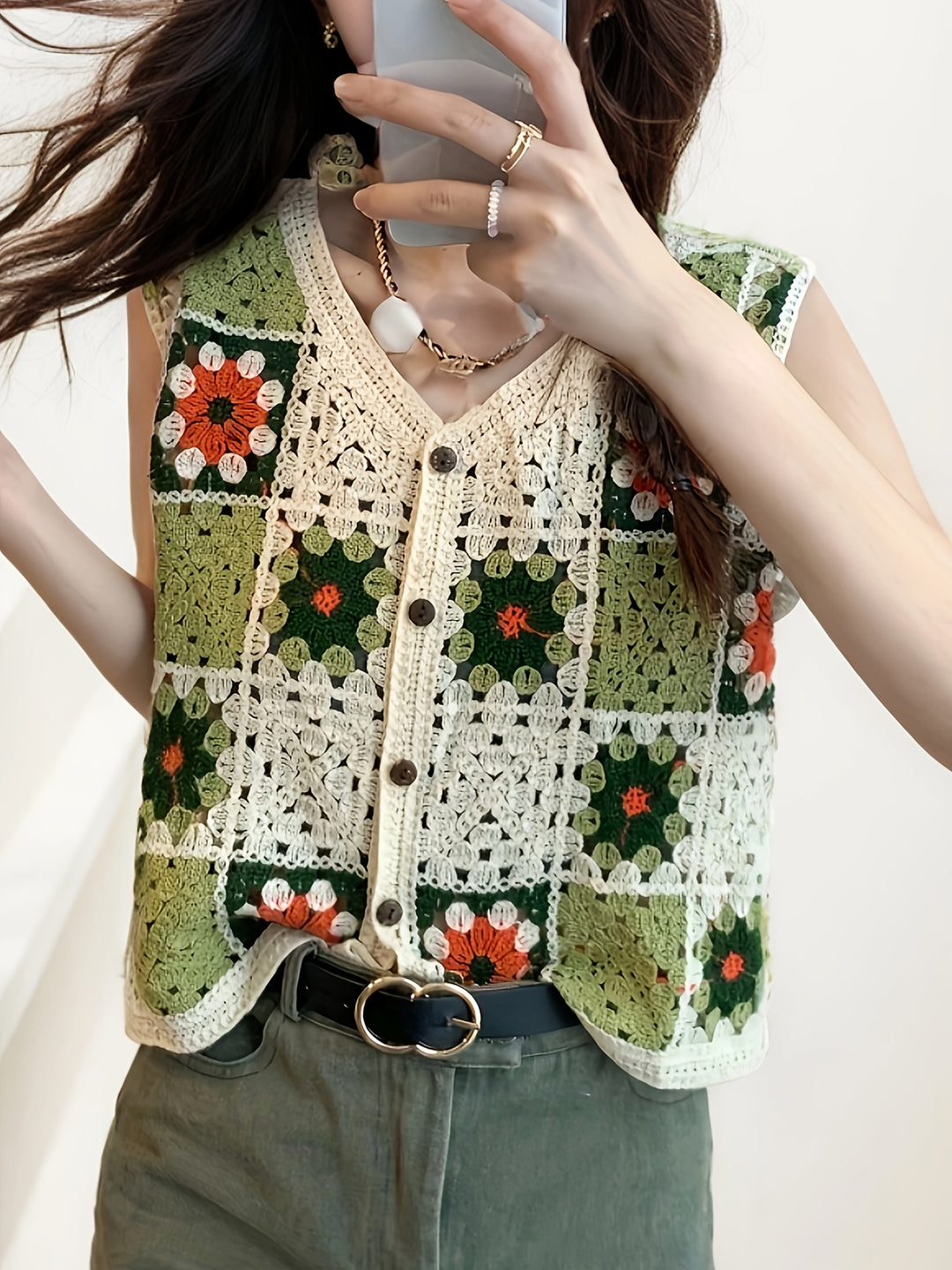 The Boho Embroidered Sleeveless Top