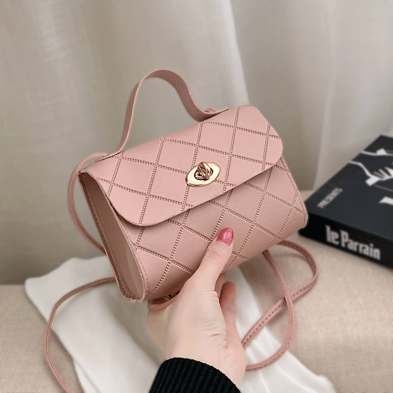 Twist Lock Crossbody Bag