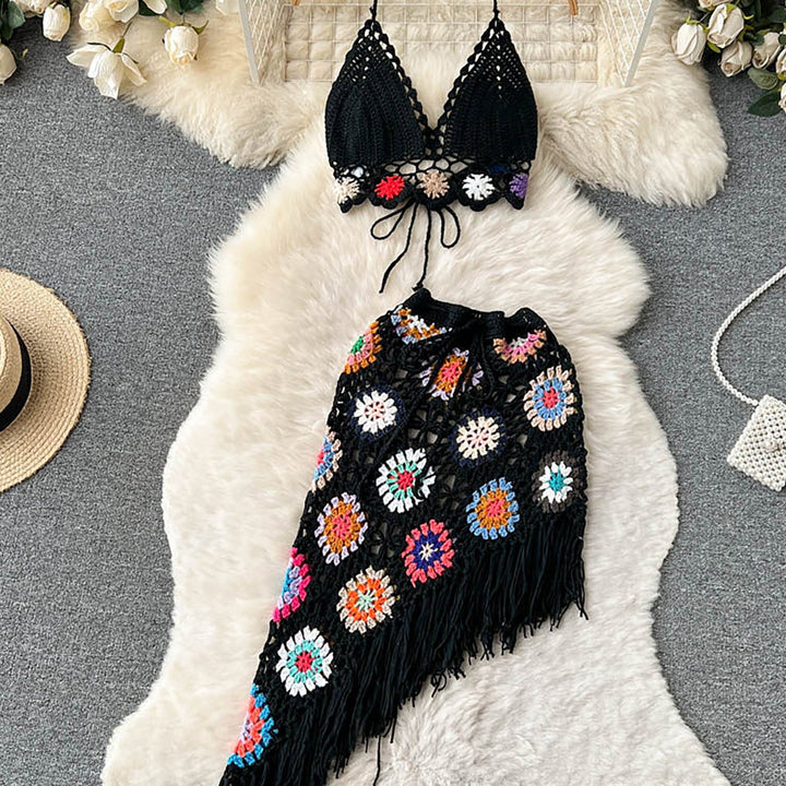 The Halter Bandeau & Skirt Set