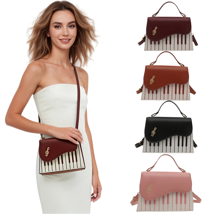 Melody Piano Crossbody Bag – Musical & Stylish