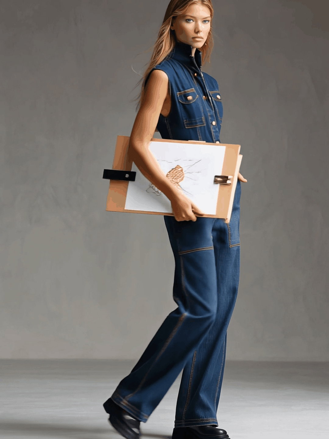The Vintage Denim Jumpsuit