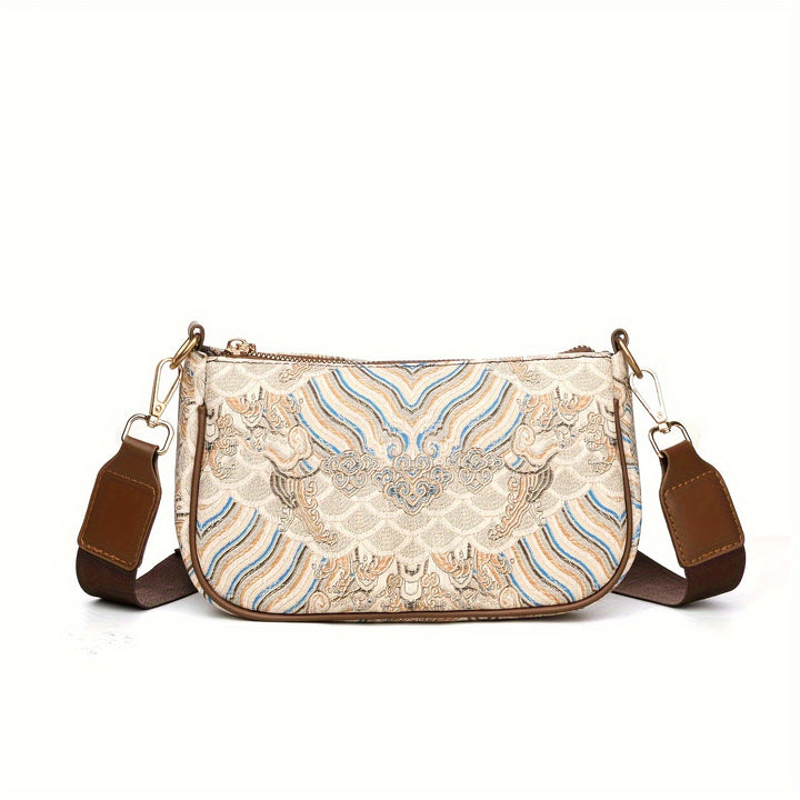 Luna Print Crossbody Bag — Lightweight Everyday Bag