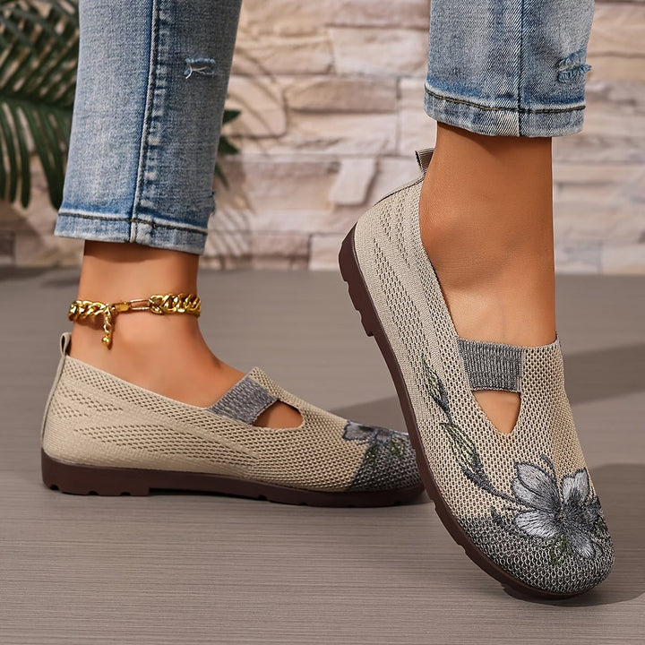 The Xara Floral Slip-On Flats