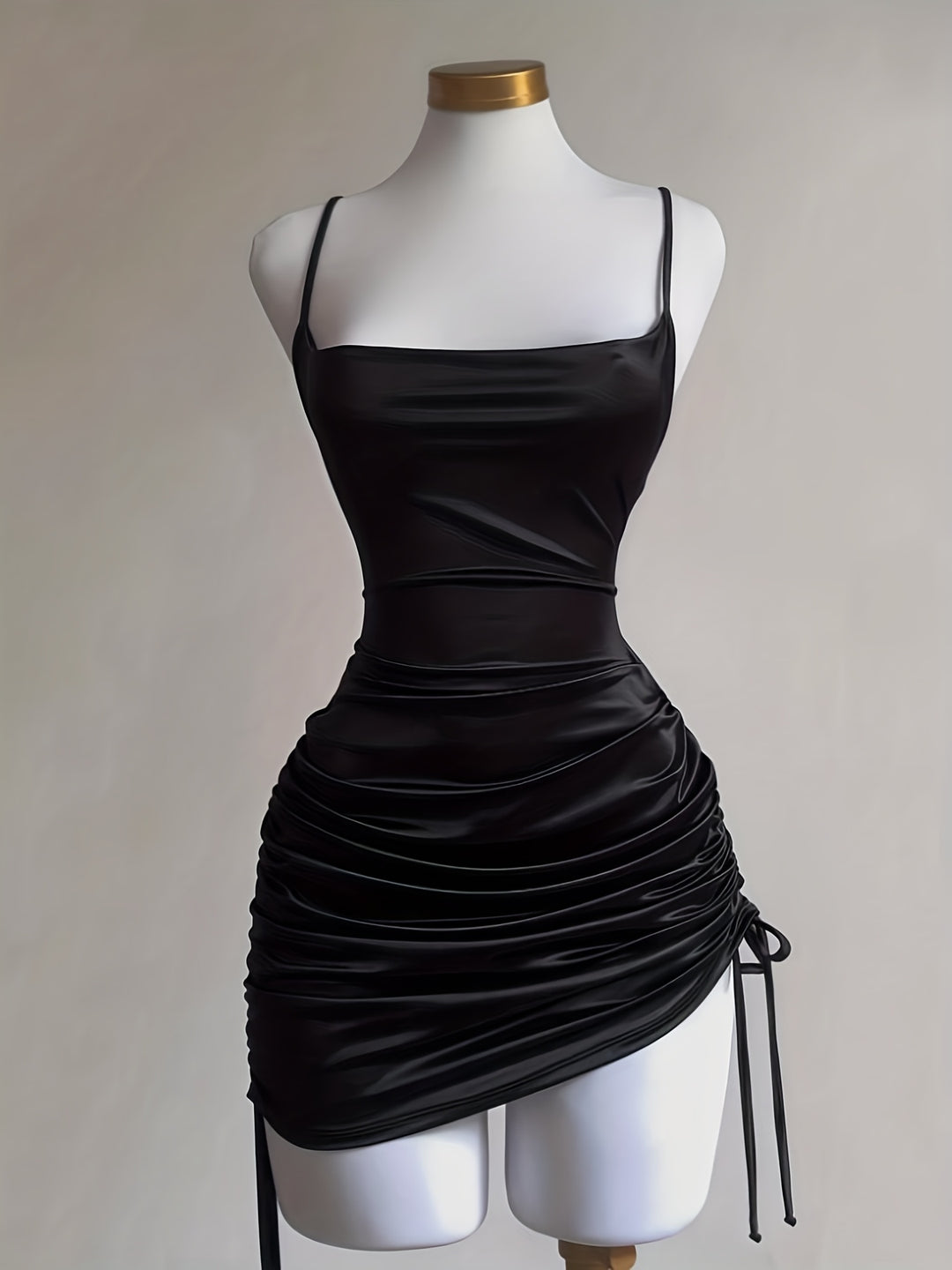 The Lace-Up Mini Dress