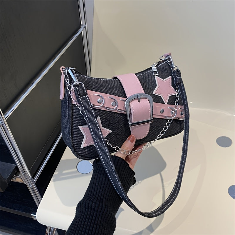 Stella Star Nylon Shoulder Bag – Sweet & Versatile
