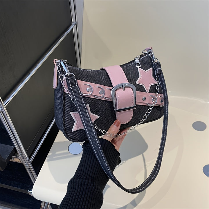 Stella Star Nylon Shoulder Bag – Sweet & Versatile