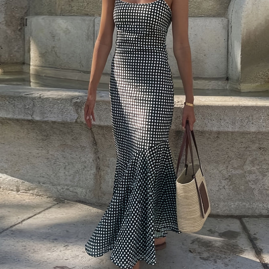 Plaid Picnic Dress — Vintage Cottagecore Mini