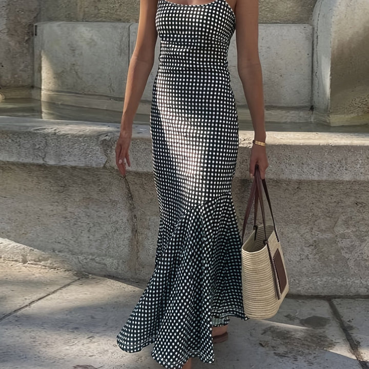 Plaid Picnic Dress — Vintage Cottagecore Mini