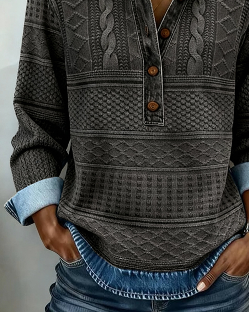 The Orlissey Textured Button-Up