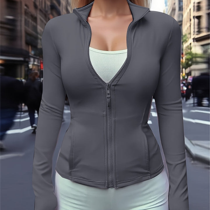 The Zip-Up Cropped Jacket