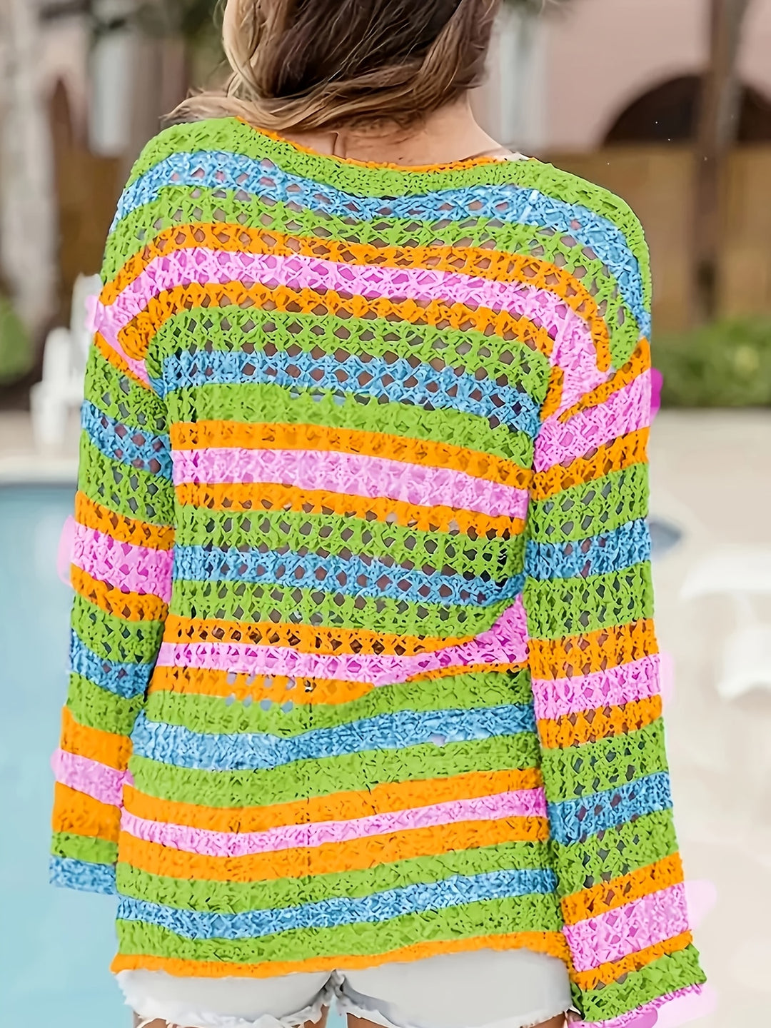 The Round Neck Long Sleeve Knit Top