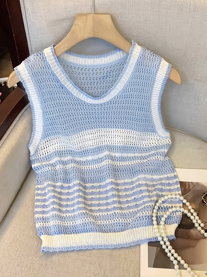 The Textured Sweater Vest