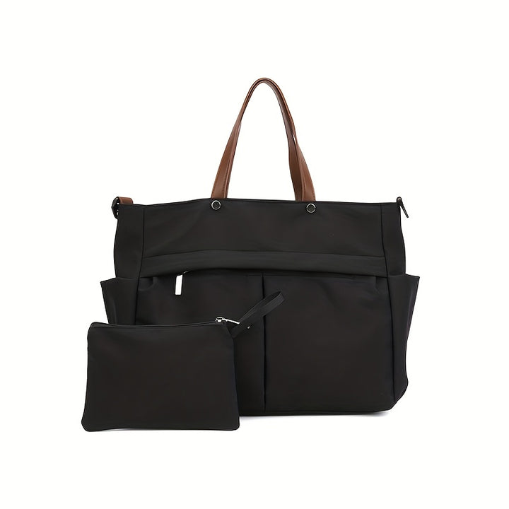 The Vera Tote — Casual Everyday Bag with Pouch