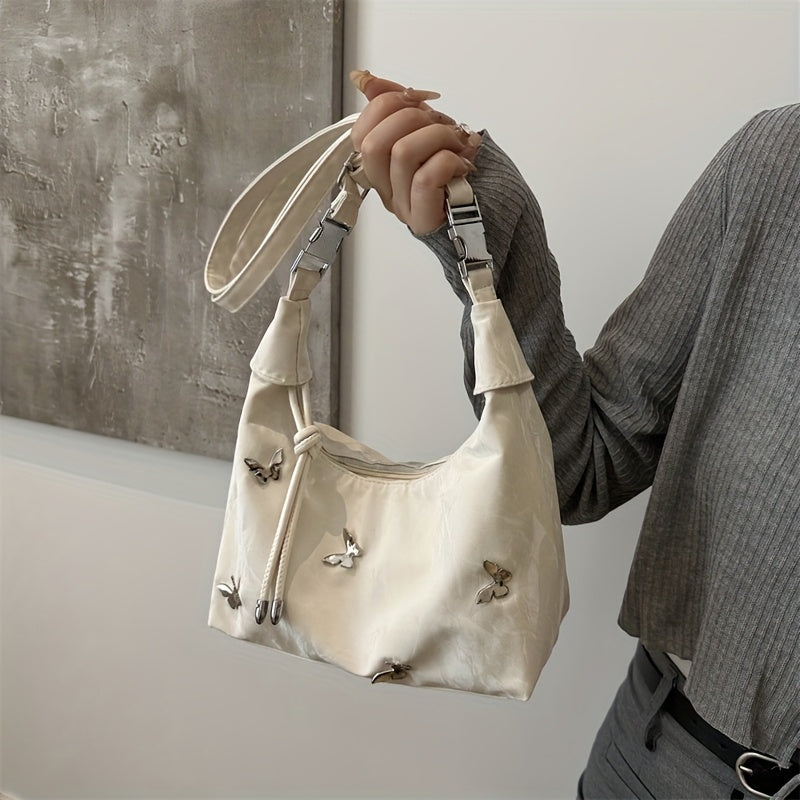 Butterfly Dumpling Shoulder Bag – Elegant & Spacious