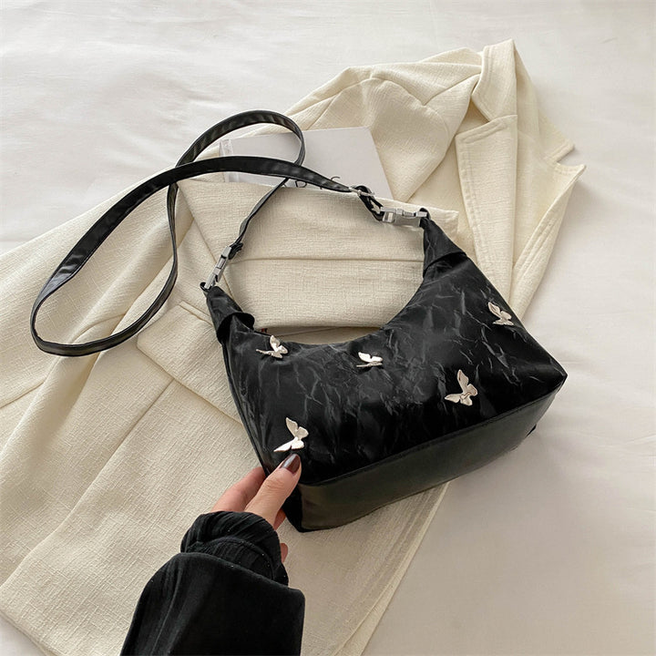 Butterfly Dumpling Shoulder Bag – Elegant & Spacious