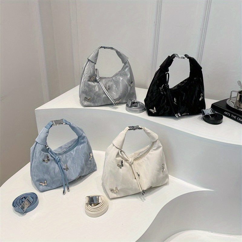 Butterfly Dumpling Shoulder Bag – Elegant & Spacious