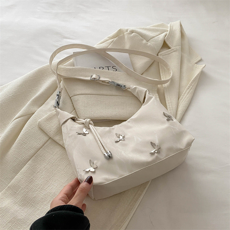 Butterfly Dumpling Shoulder Bag – Elegant & Spacious