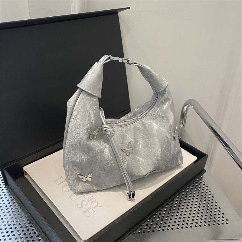 Butterfly Dumpling Shoulder Bag – Elegant & Spacious