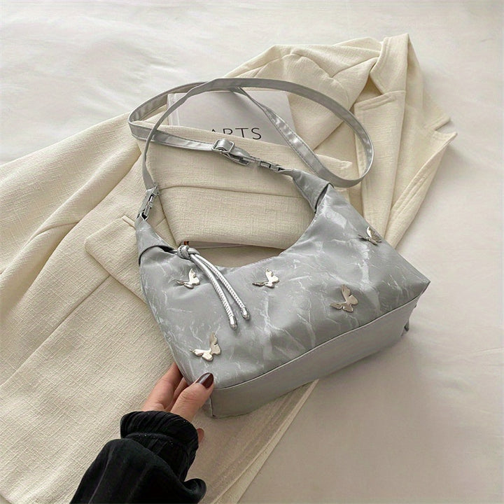 Butterfly Dumpling Shoulder Bag – Elegant & Spacious