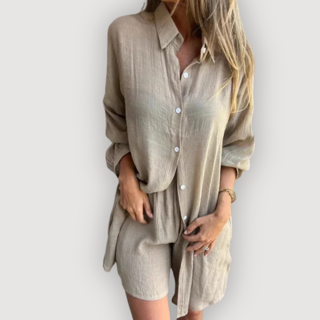The Danielle Linen Set