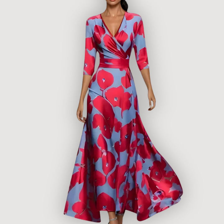 Blooming Elegance Maxi Dress — Romantic Floral Gown