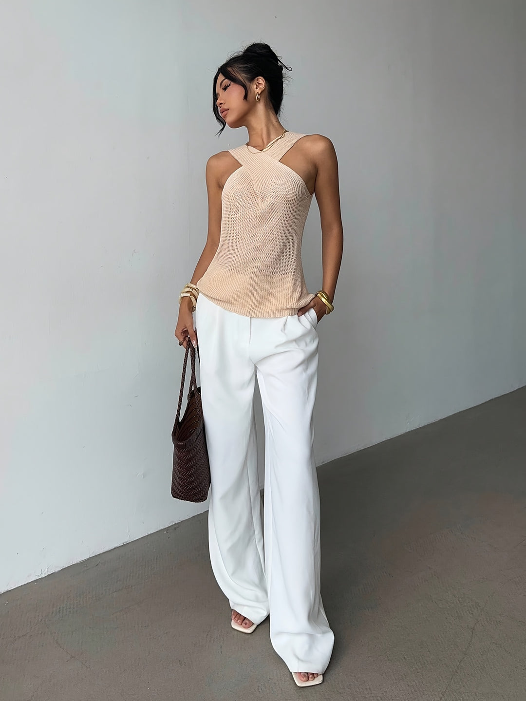 The Cross-Neck Knit