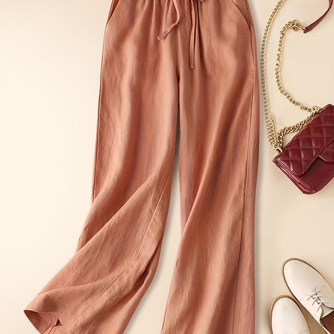 Riviera Wide-Leg Linen Pants — Everyday Capsule