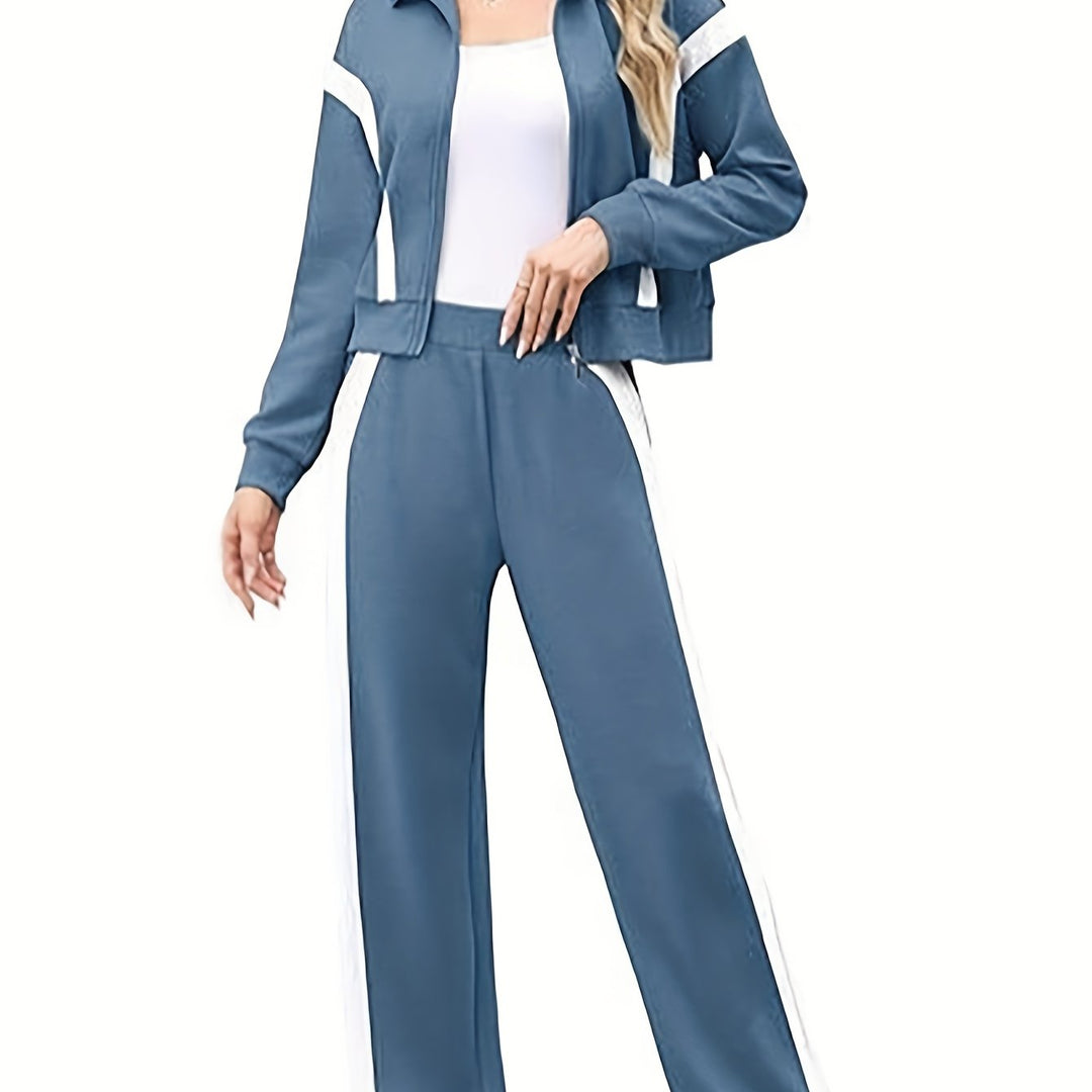 The Mara Stripe Lounge Set