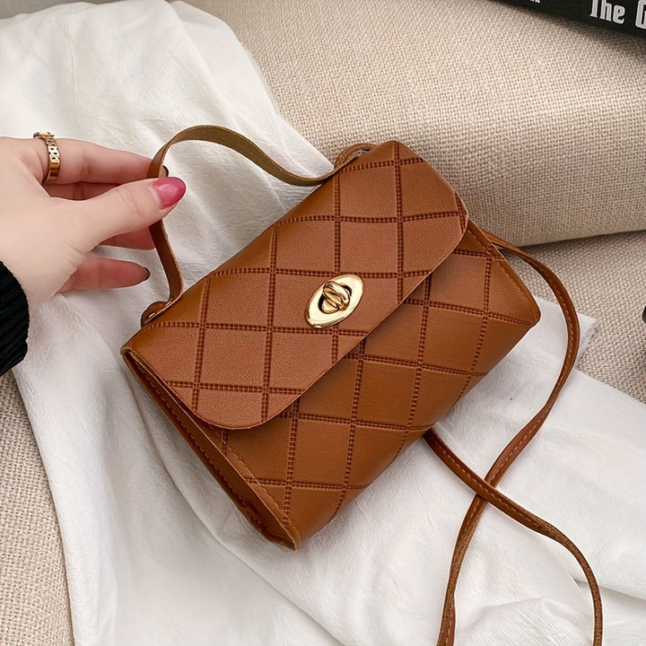 Twist Lock Crossbody Bag