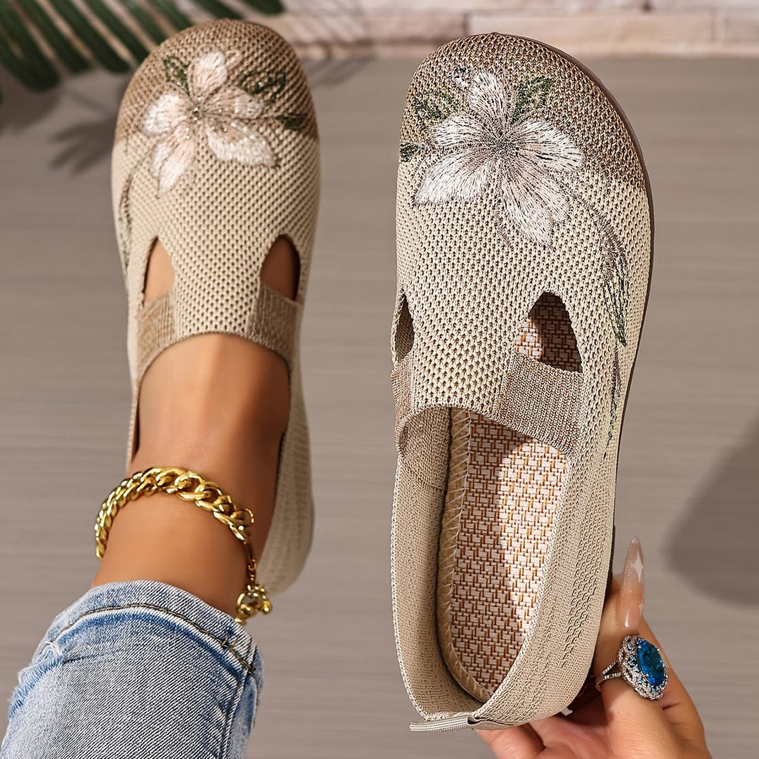 The Xara Floral Slip-On Flats