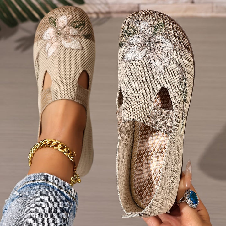 The Xara Floral Slip-On Flats