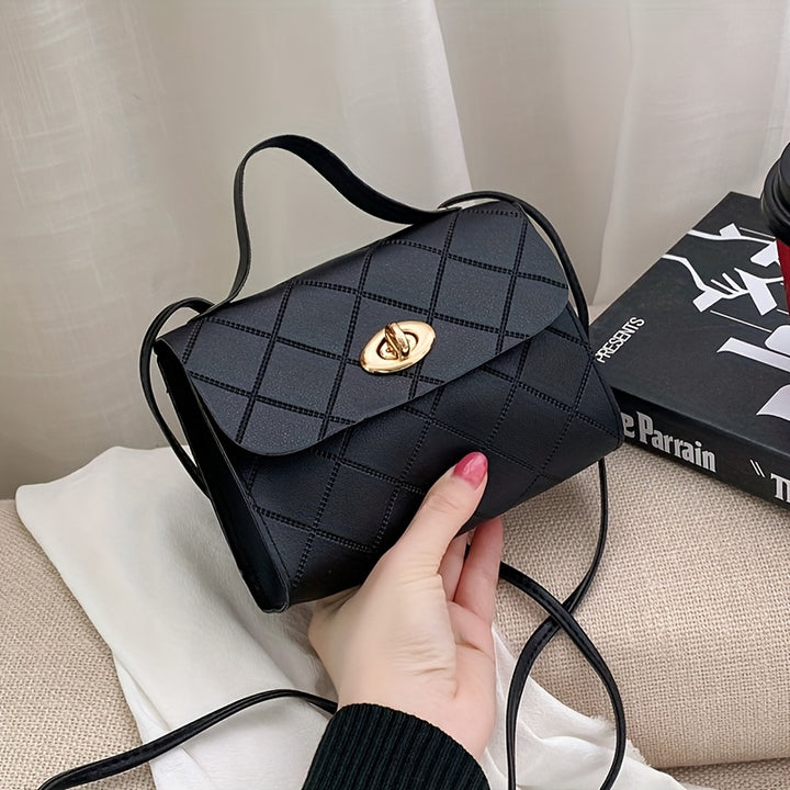 Twist Lock Crossbody Bag
