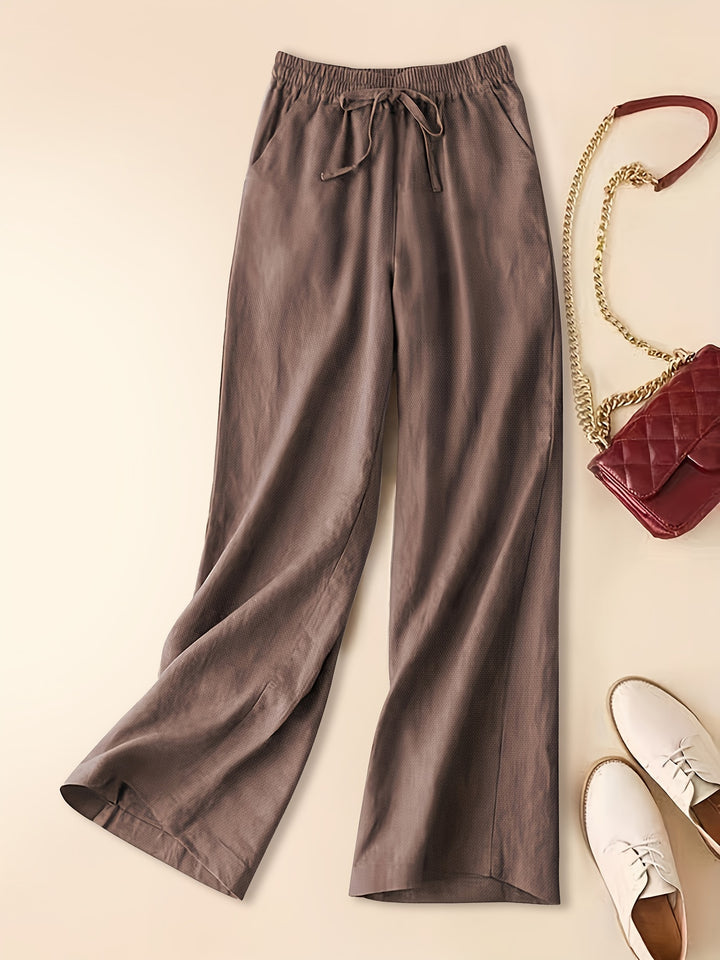 Riviera Wide-Leg Linen Pants — Everyday Capsule