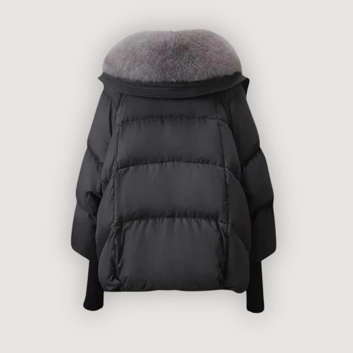 The Evette Fur-Collar Puffer