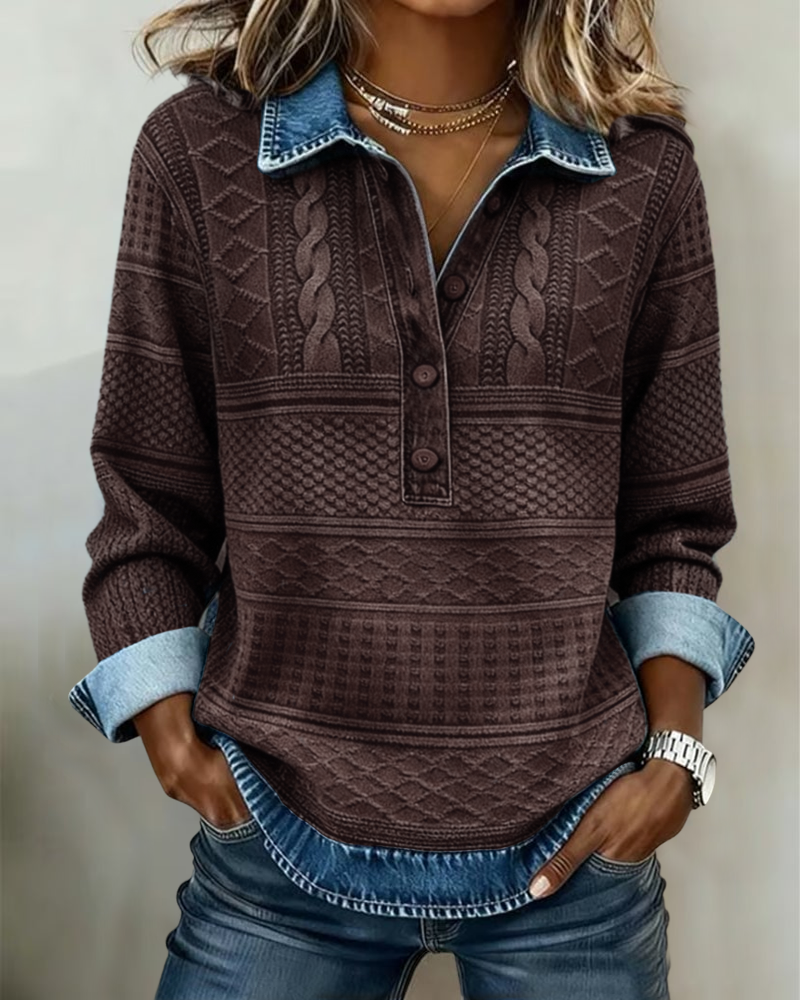 The Orlissey Textured Button-Up