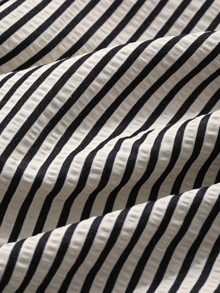 The Striped Wide-Leg Trouser