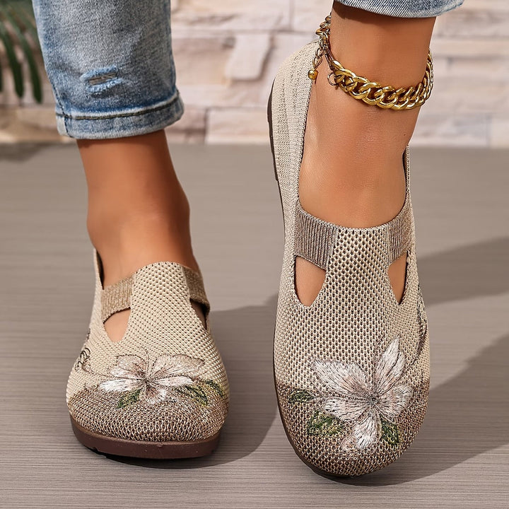 The Xara Floral Slip-On Flats