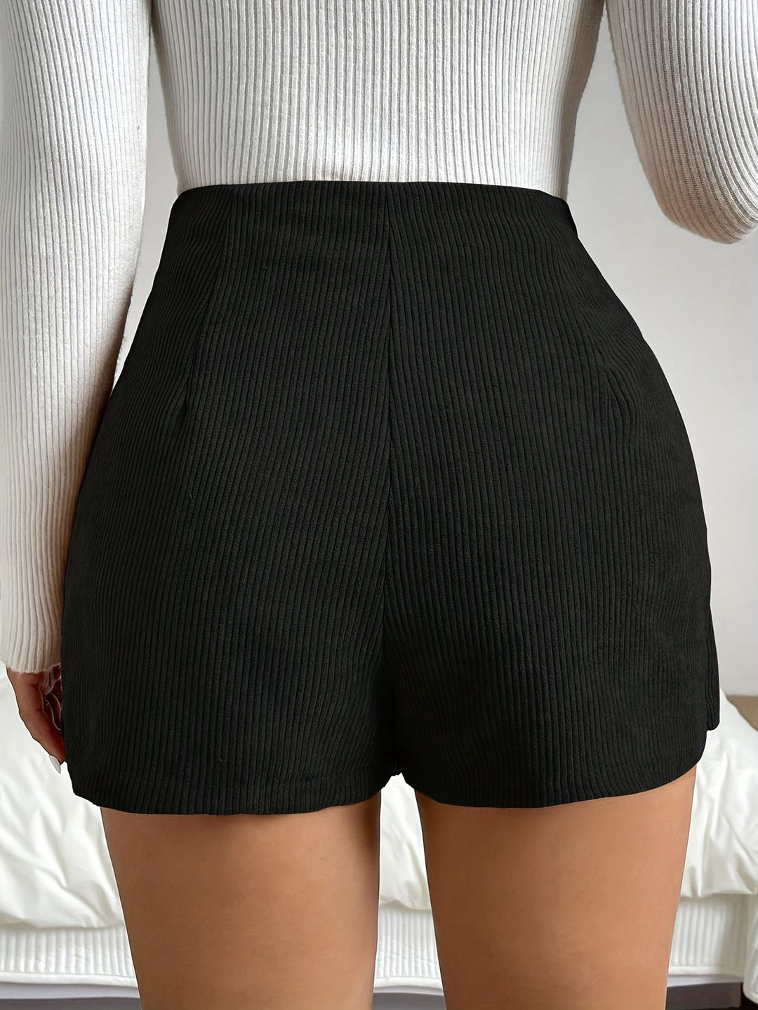 Button Detail Wrap Dress