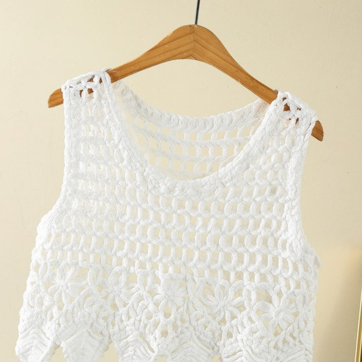 The Asymmetric Crochet Vest