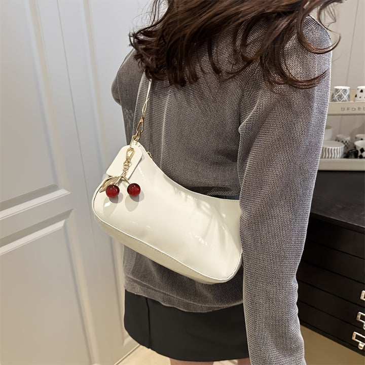 Textured Underarm Handbag