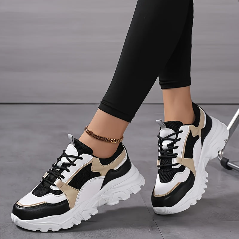 The Chunky Dad Sneaker by Mila and June — lightweight mesh sneaker with soft EVA sole