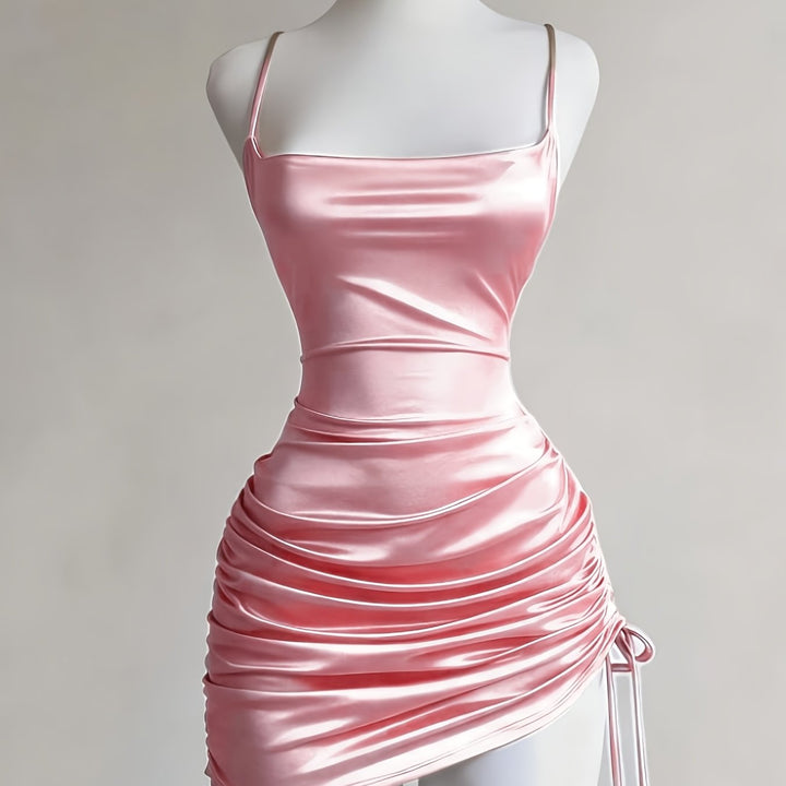 The Lace-Up Mini Dress