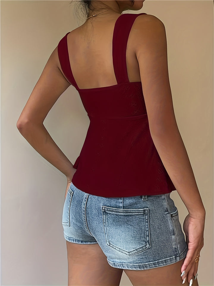 Casual Drawstring Top — Effortless Everyday Blouse