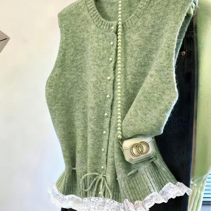 The Open-Knit Vest