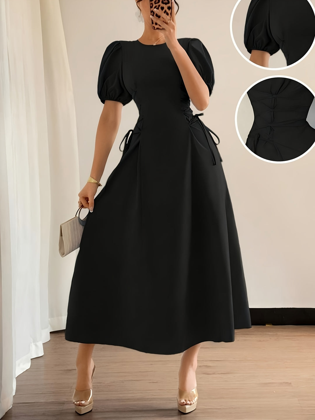 The Solina Drawstring Dress