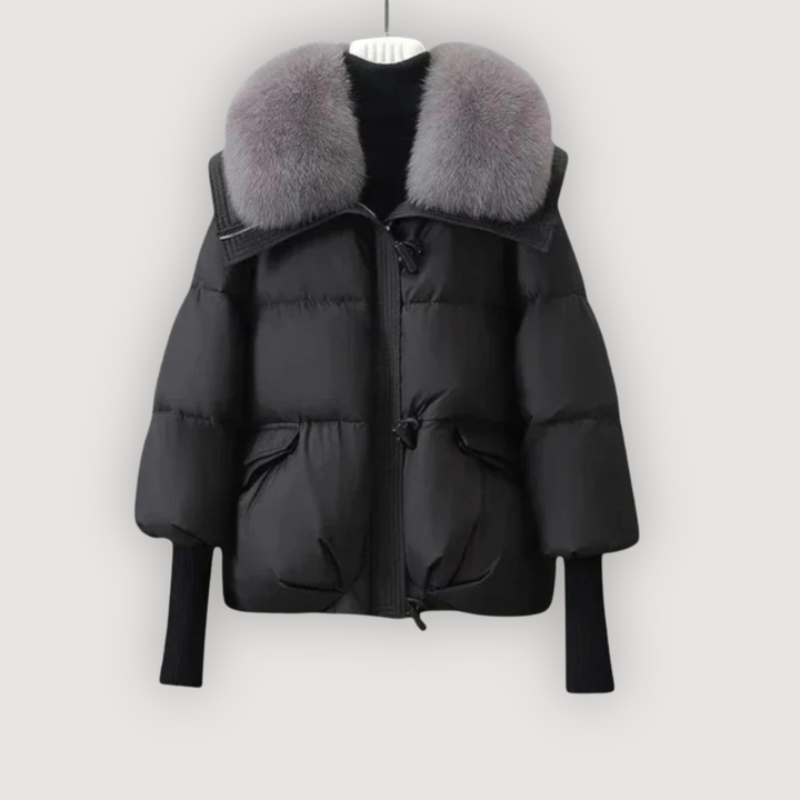 The Evette Fur-Collar Puffer