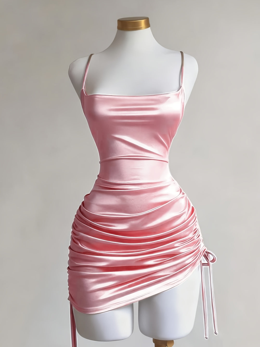 The Lace-Up Mini Dress
