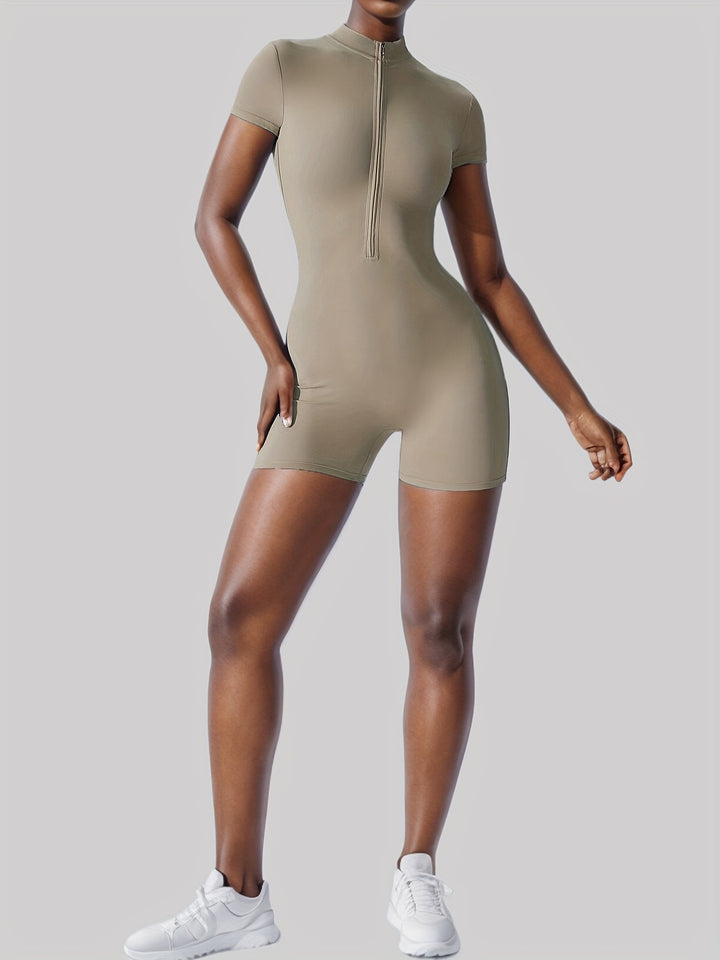 The Zip-Up Yoga Bodysuit