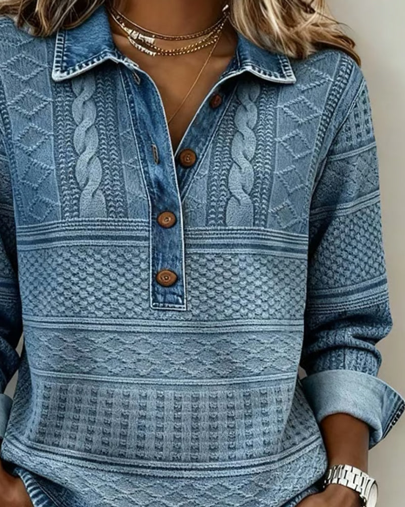 The Orlissey Textured Button-Up